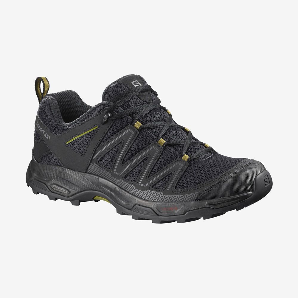 Salomon PATHFINDER - Mens Hiking Shoes - Black - NZ (45386-WBRQ)